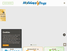 Tablet Screenshot of holidays4dogs.co.uk